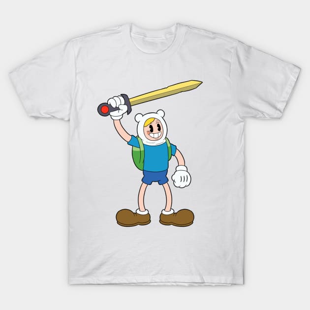 Aventure time T-Shirt by Style cuphead 